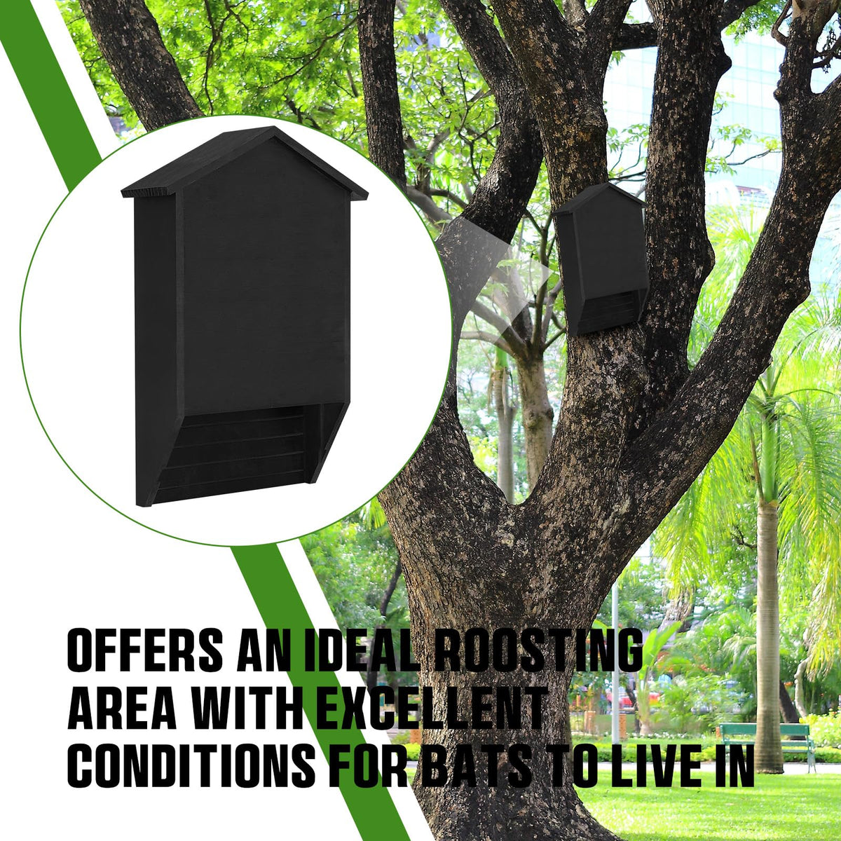 Wenqik bat box easy installation with mounting hardware