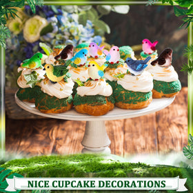 Wenqik durable resin birds designed for long-term decorative use.
