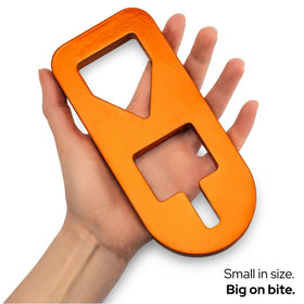 Wenses T-Post Puller Plate Tool bright orange finish stands out.