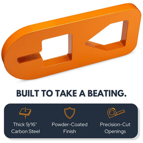 Wenses T-Post Puller Plate Tool in use showing easy post removal.