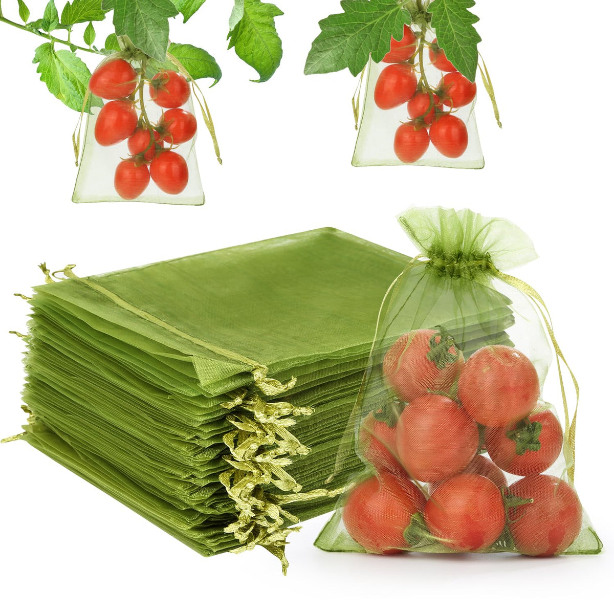 WenTao 100pcs fruit protection bags guard berries from pests and birds