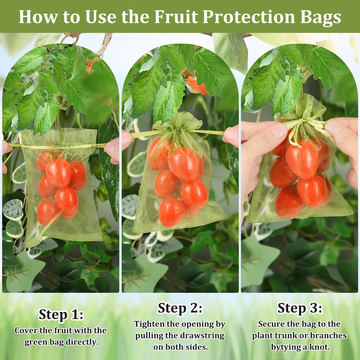 WenTao pest barrier for small fruit reduces nibbling and bird intrusion
