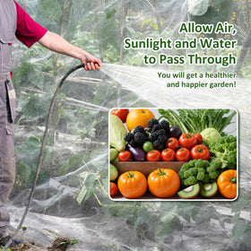 WenTao Garden Netting in a greenhouse preserves airflow while keeping pests out.
