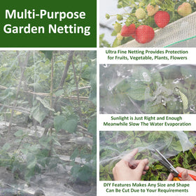WenTao Ultra Fine Netting over a vegetable bed blocks insects with breathable mesh.