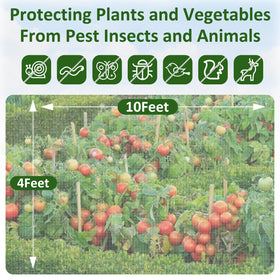 WenTao Ultra Fine Netting on raised beds supports growth and protects crops.