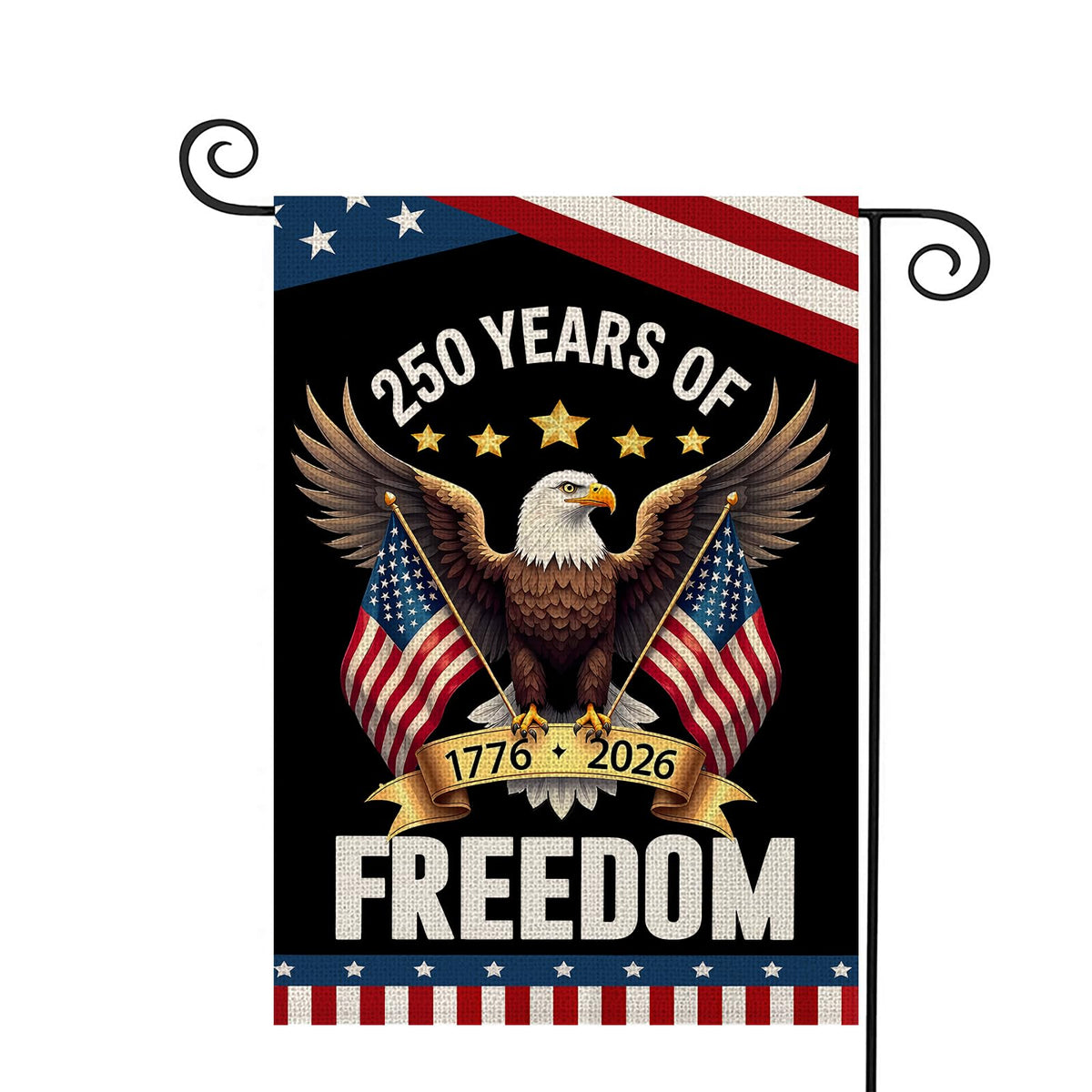 WENWELL flag with eagle design for vibrant outdoor display.