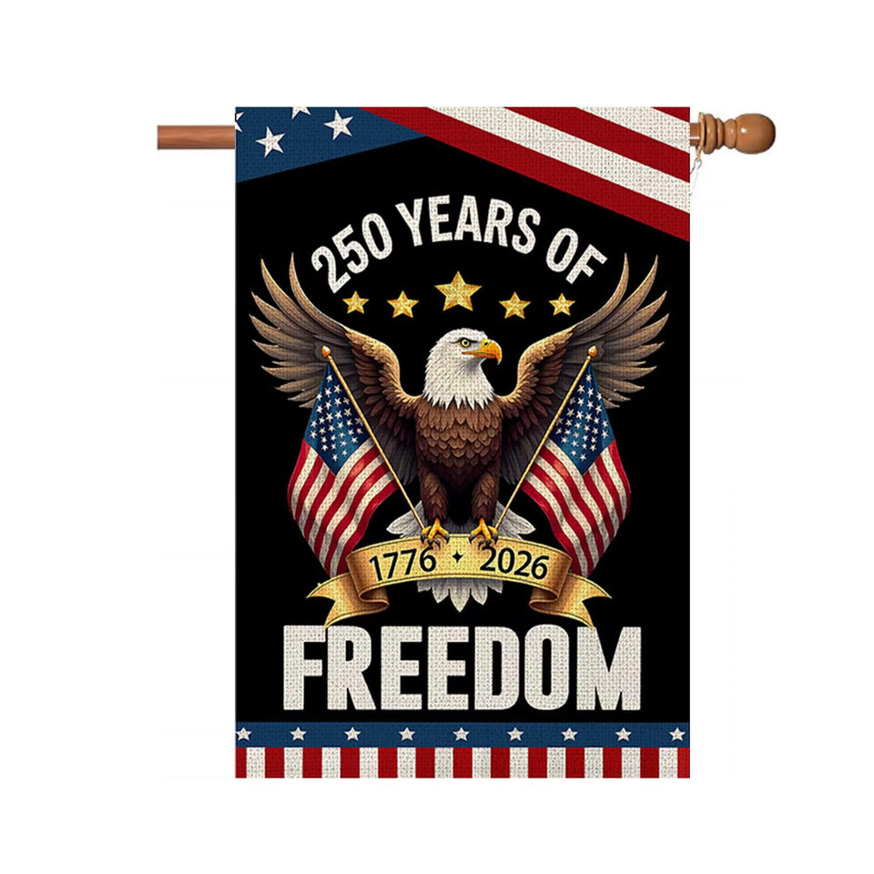 WENWELL 250th anniversary flag with an eagle design for outdoor display