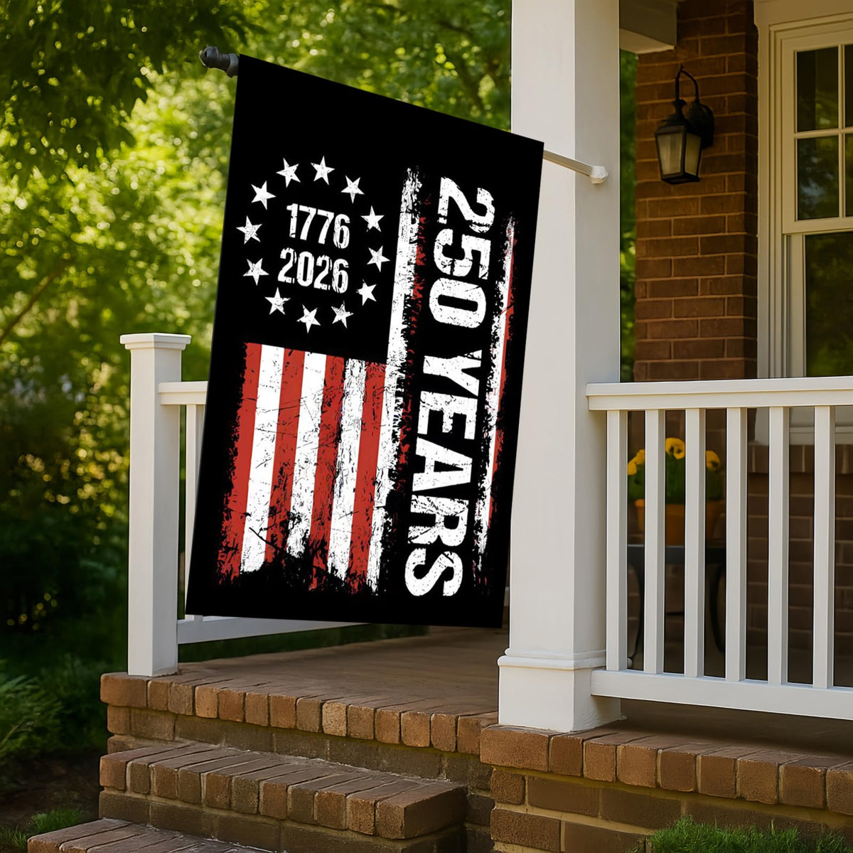WENWELL 28x40-inch flag offers bold yard visibility for gatherings.