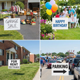 DIY customization with markers; WENWELL signs are easy to personalize.