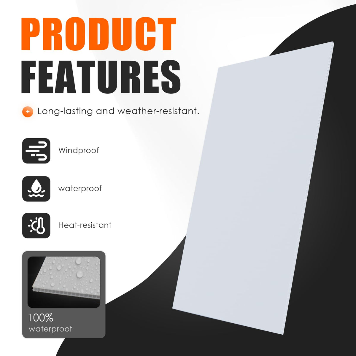 WENWELL double-sided sign, reusable for multiple events.