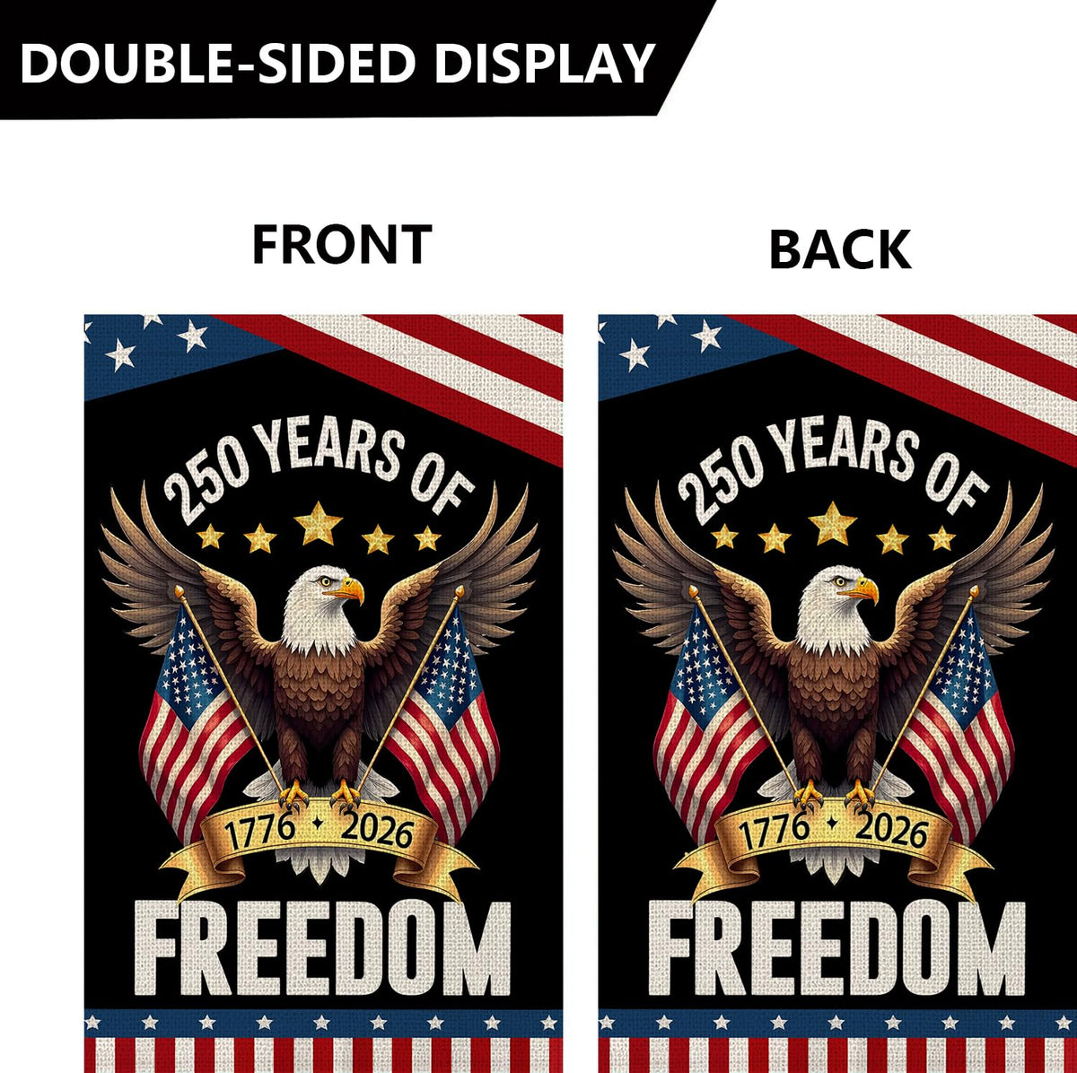 WENWELL flag with gold anniversary banner for a commemorative look.
