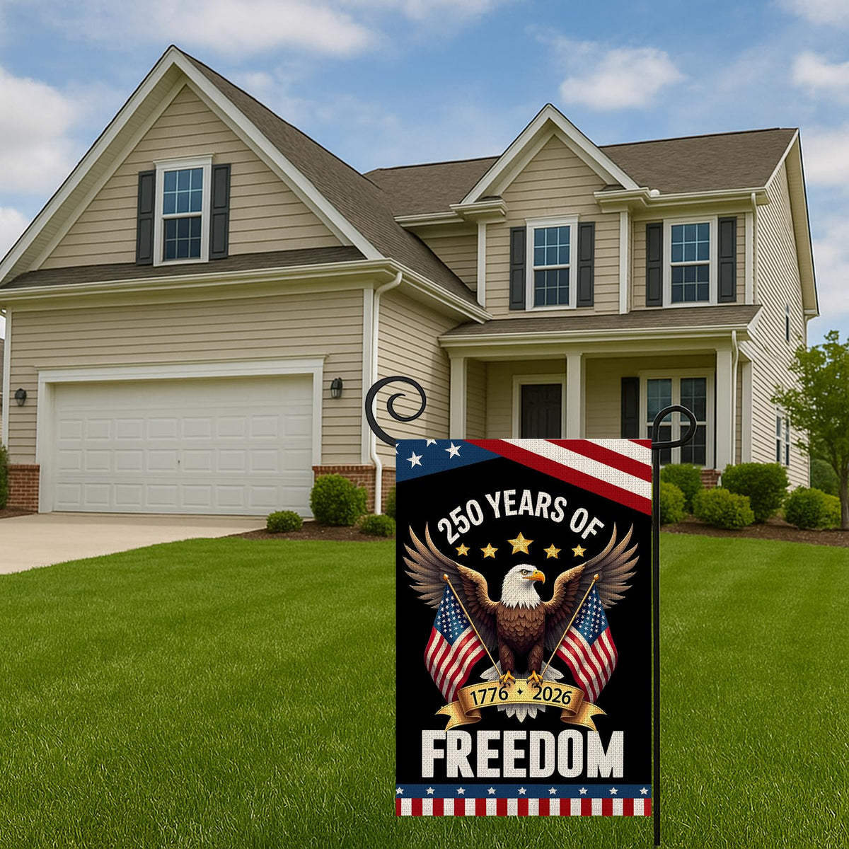 WENWELL flag ideal for year-round patriotic décor.
