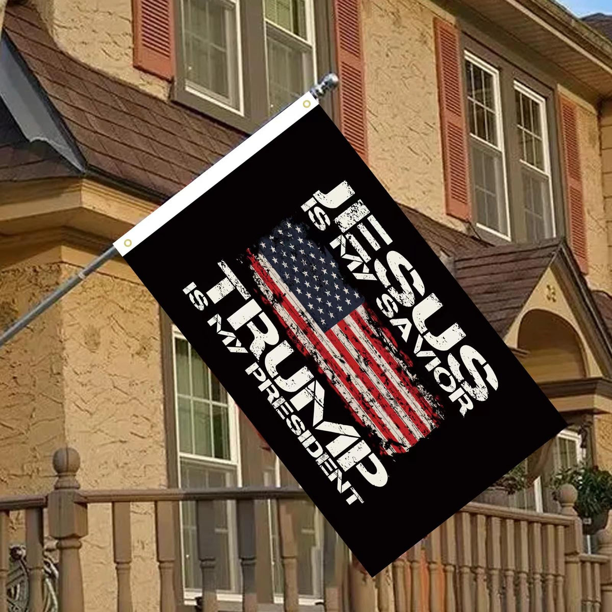 WENWELL gift-ready flag for supporters or Christians.