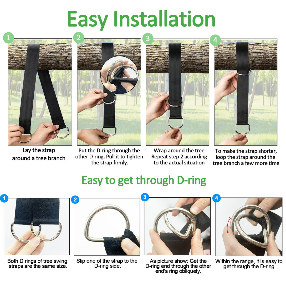Werfeito carry pouch keeps straps organized for camping and garden use.