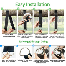 Werfeito carry pouch keeps straps organized for camping and garden use.