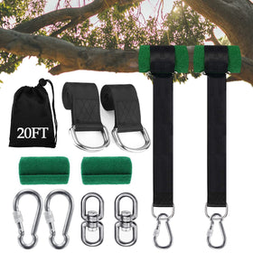 Werfeito tree swing straps 2-pack ready for quick secure setup