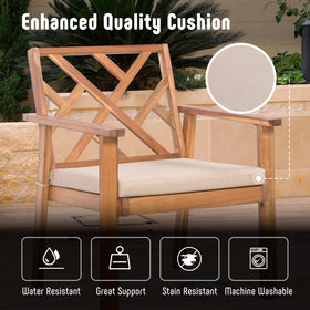 Werph acacia wood patio furniture highlights durable, weather-ready design for porches and balconies.