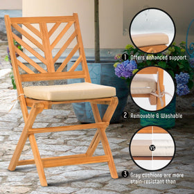 Werph acacia wood requires minimal upkeep for outdoor spaces.