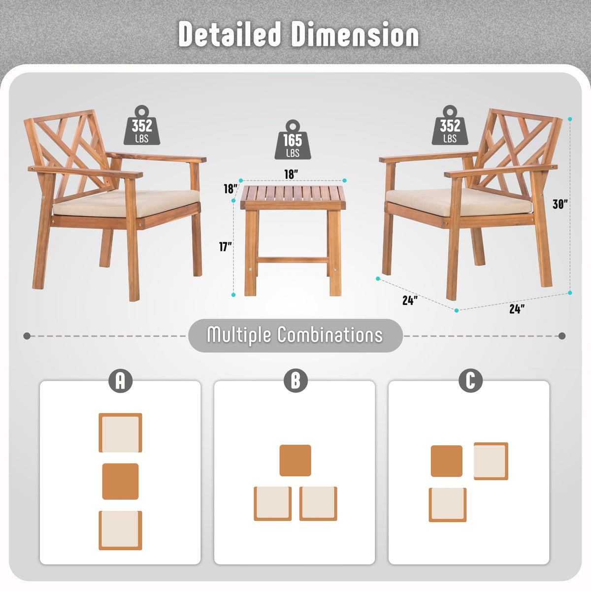 Werph versatile seating arrangement adapts for entertaining or quiet evenings.
