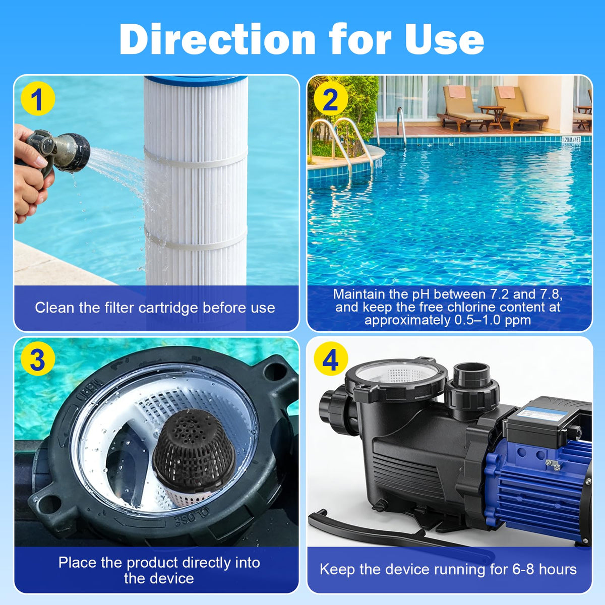 WESHIPTO black replacement unit supports longer filter life