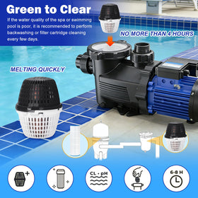 WESHIPTO easy-to-use unit for weekend pool party readiness