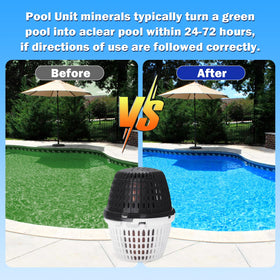 WESHIPTO pool unit fits skimmer basket for simple maintenance