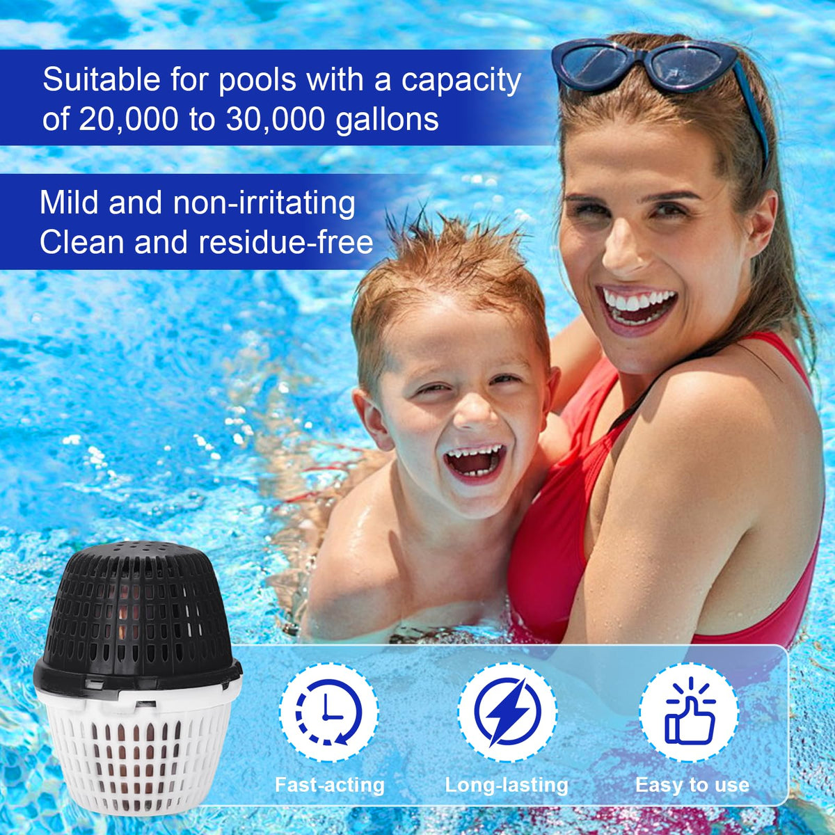 WESHIPTO pool unit helps preserve surfaces and water clarity