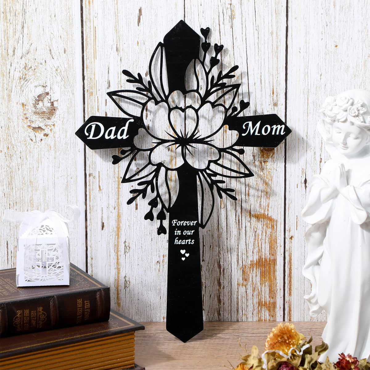 Wesiti galvanized iron grave marker, weatherproof and long-lasting outdoor use.