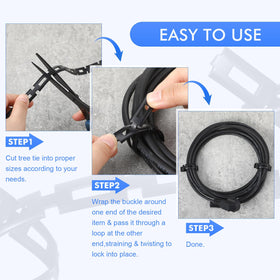 Wesiti multi-purpose garden strap used for stakes, cables, and lights