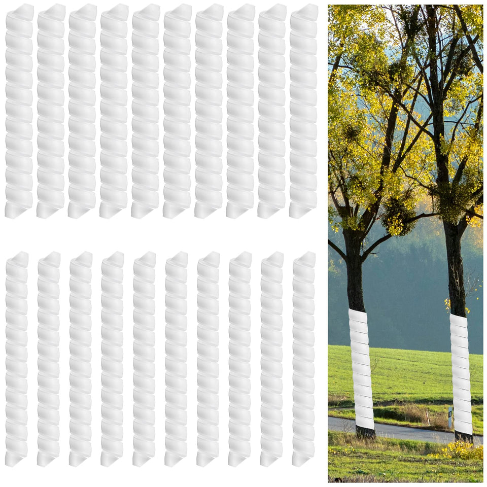 Wesiti tree trunk protector spiral 40x5cm guards young saplings from predators.