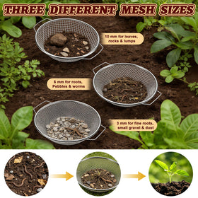 West Bay protective gardening gloves reduce hand fatigue during sifting