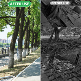 West Bay root barrier protects fences and foundations from penetrating tree roots.