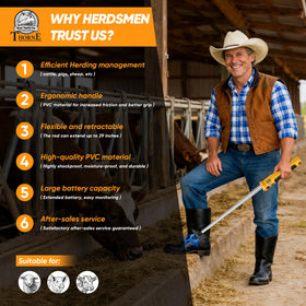 West Thorne Pro LED light improves night-time herding visibility.