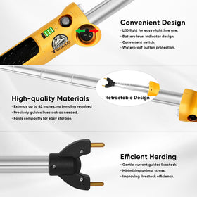 West Thorne Pro battery indicator helps plan longer farm days.
