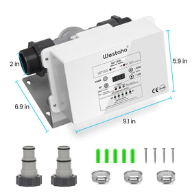 Westaho crystal-clear water and reduced chemical handling during pool season.