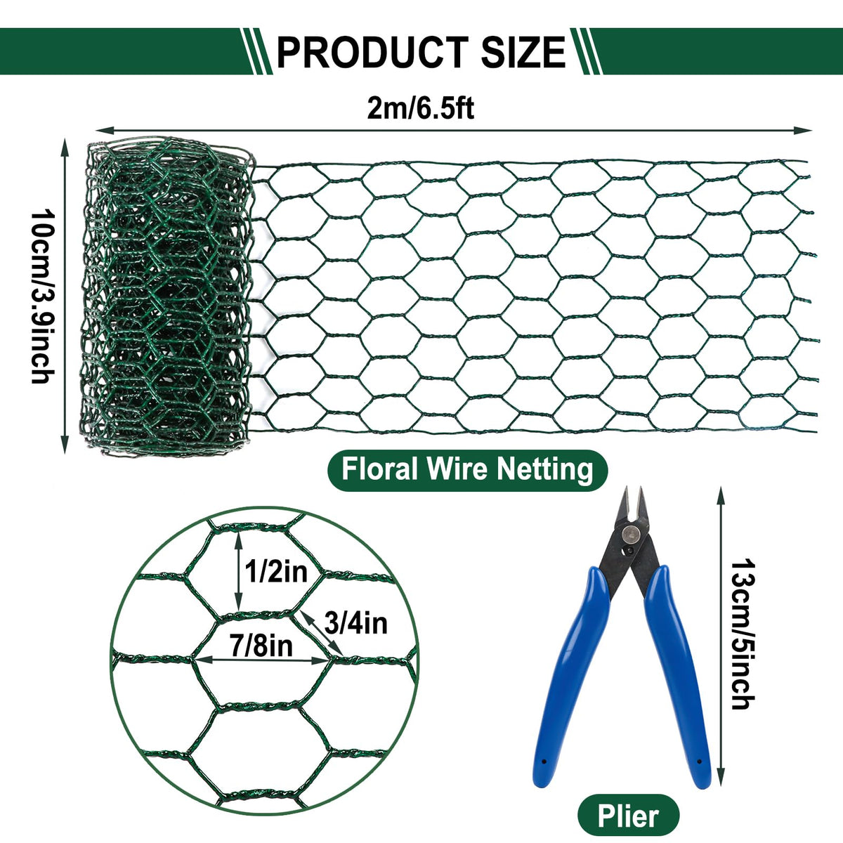 DIY floral decoration with West Bay netting for easy, customizable arrangements.