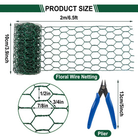 DIY floral decoration with West Bay netting for easy, customizable arrangements.
