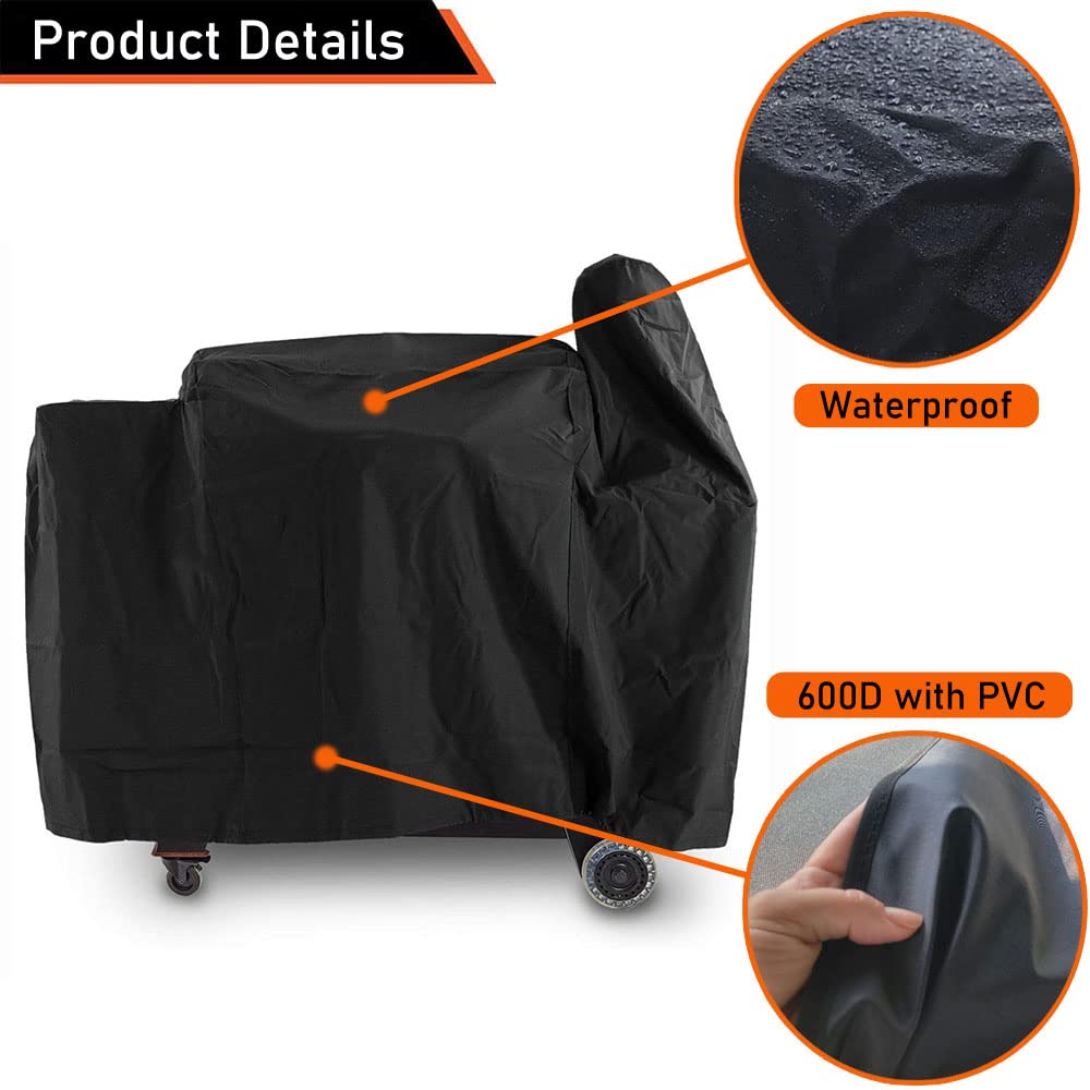Westeco PB1100PS1 cover keeps Pit Boss grill clean and dry