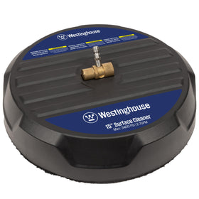 Westinghouse 15-inch surface cleaner attachment ready for large-area cleaning on patios and decks.