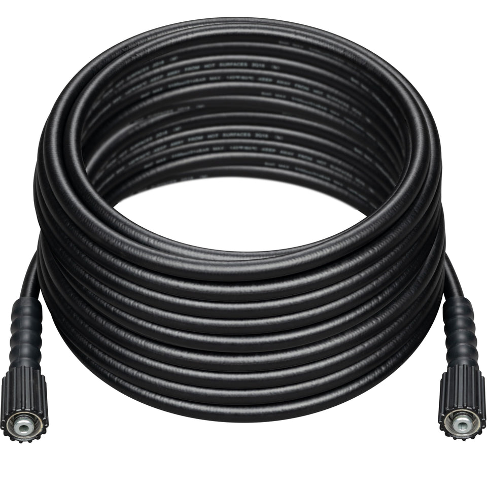 Westinghouse 50ft PVC pressure washer hose extended range for larger jobs.