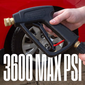 Westinghouse foam cannon pairing for thorough soap coverage on vehicles