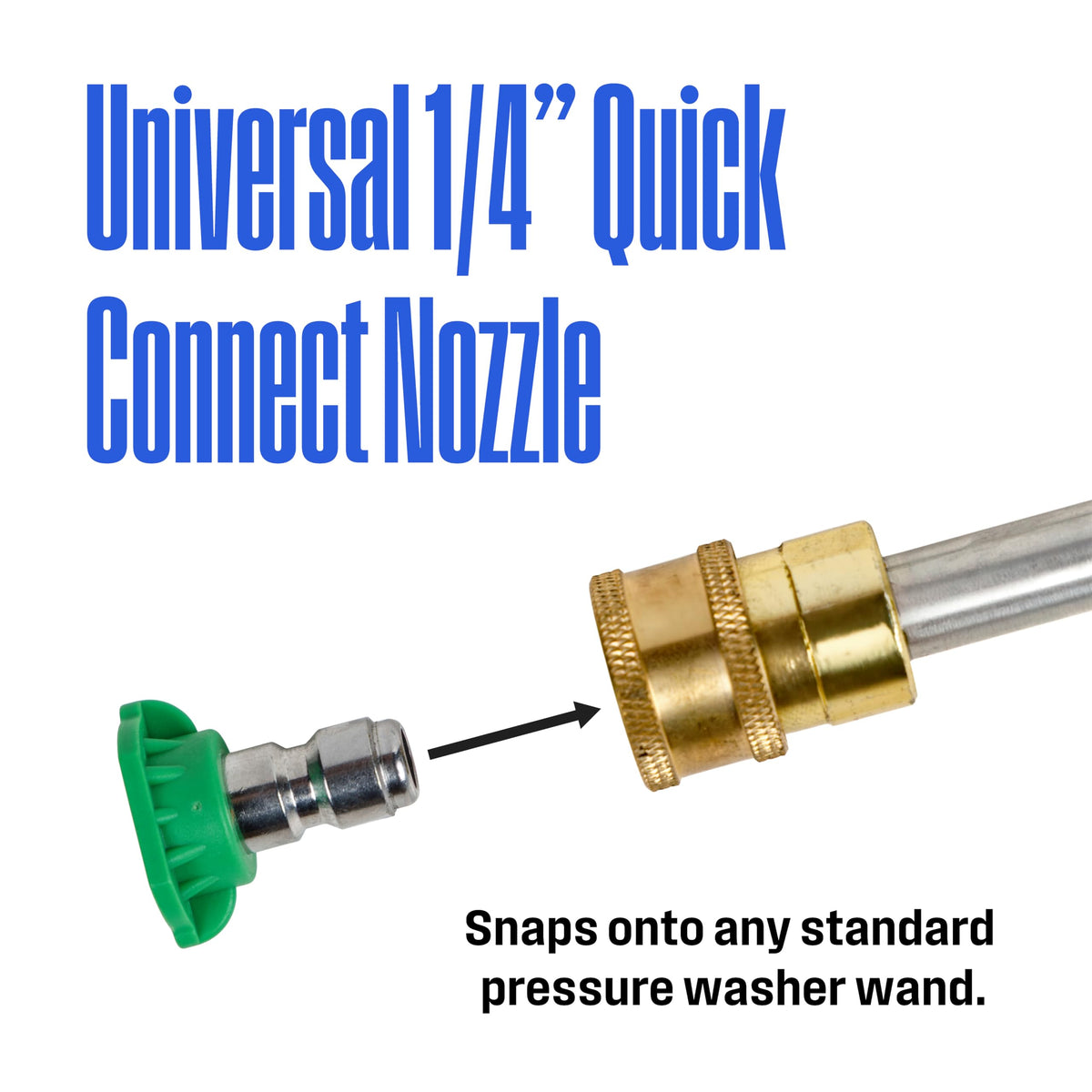Westinghouse nozzle 25-degree cleaning for general outdoor surfaces