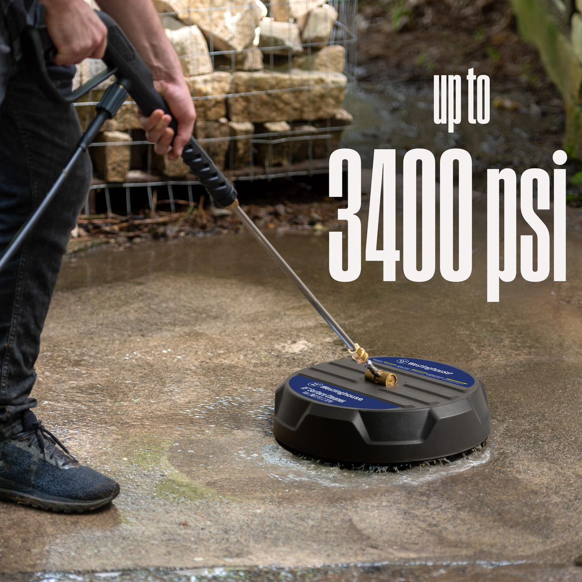 Westinghouse rotating nozzles provide even spray coverage.