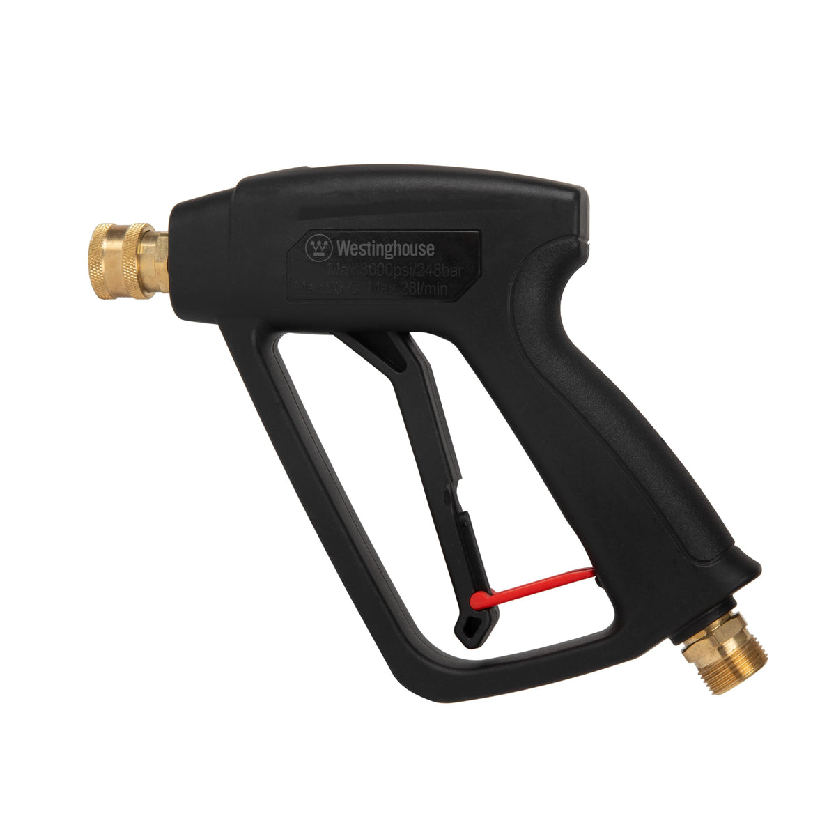 Westinghouse short washer gun angle view for versatile high-pressure cleaning