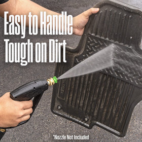 Westinghouse short washer gun ergonomic pistol grip reduces hand fatigue during washes