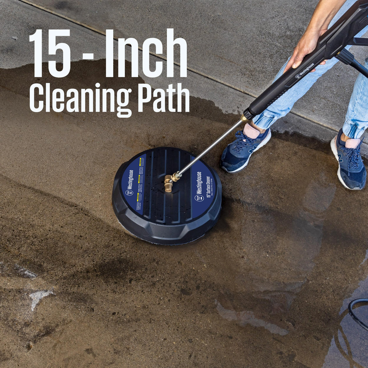 Westinghouse quick-connect compatible with most gas washers for fast setup.