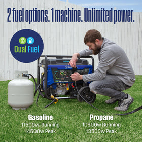 Westinghouse WGen11500DFc remote start for convenient startup from a distance