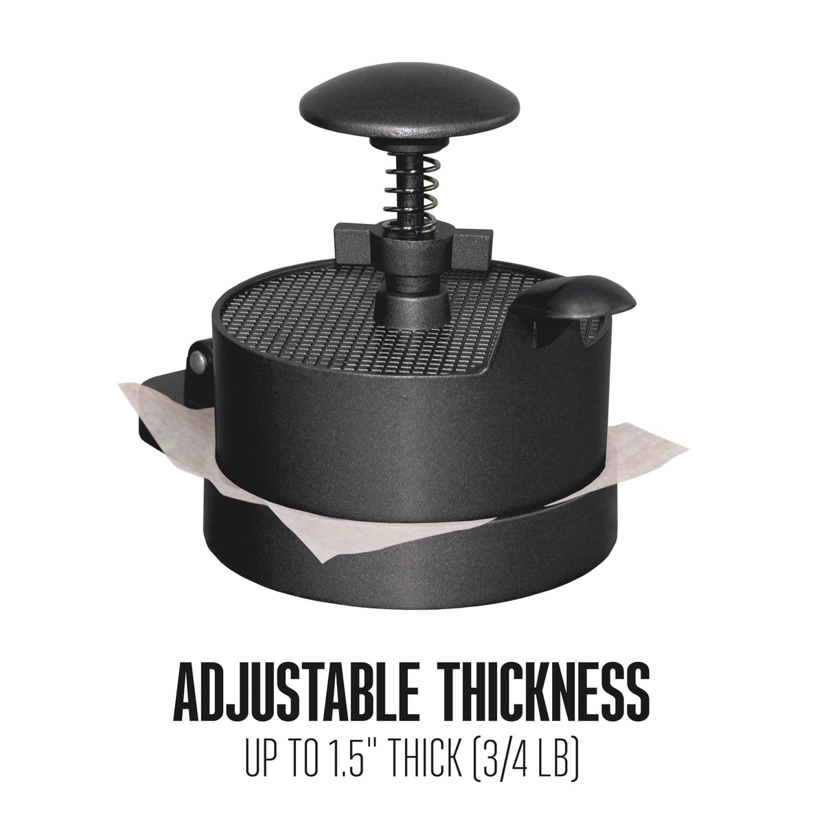 Rugged cast aluminum body provides durable, long-lasting use.
