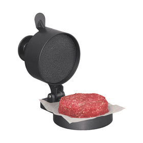 Weston burger press with spring ejector for easy patty release.