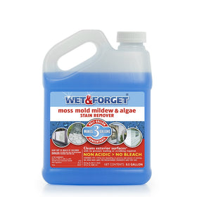 Wet and Forget bottle pour for outdoor stain removal